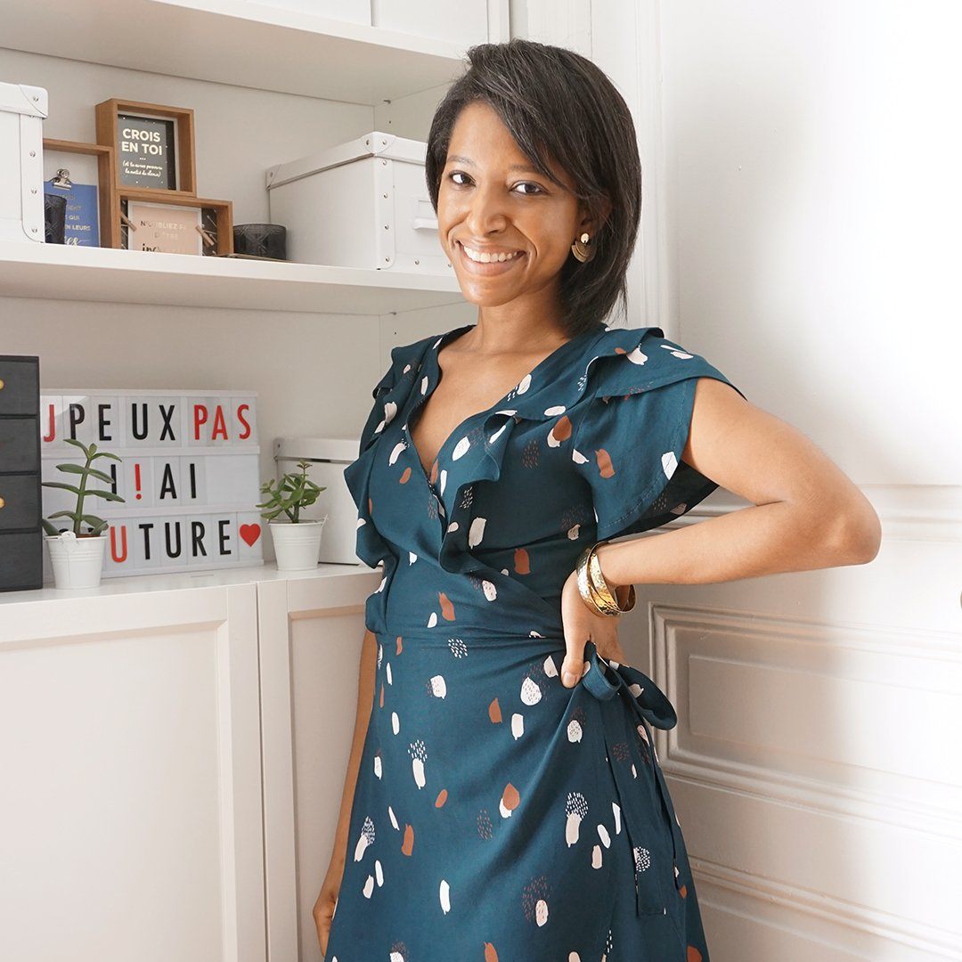 FLEURETTE robe patron de couture pochette Patron de couture Les lubies de Cadia | Gaspard et Léonie Tissus Mercerie Toulouse