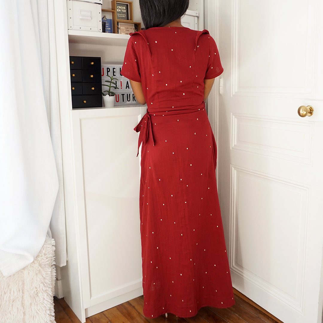 FLEURETTE robe patron de couture pochette Patron de couture Les lubies de Cadia | Gaspard et Léonie Tissus Mercerie Toulouse