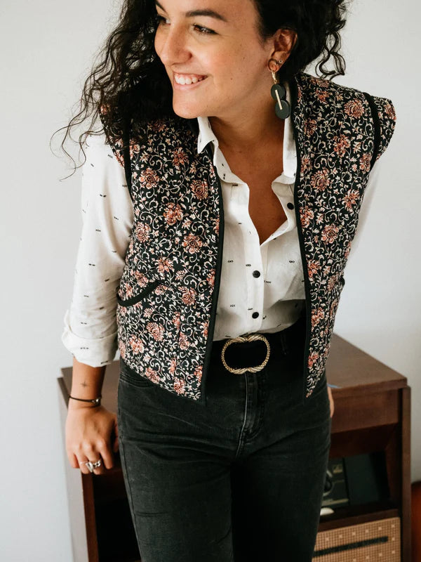 Gilet ANOUCK - Patron de couture pochette - JOLI LAB Patron de couture JOLI LAB | Gaspard et Léonie Tissus en ligne et Mercerie à Toulouse