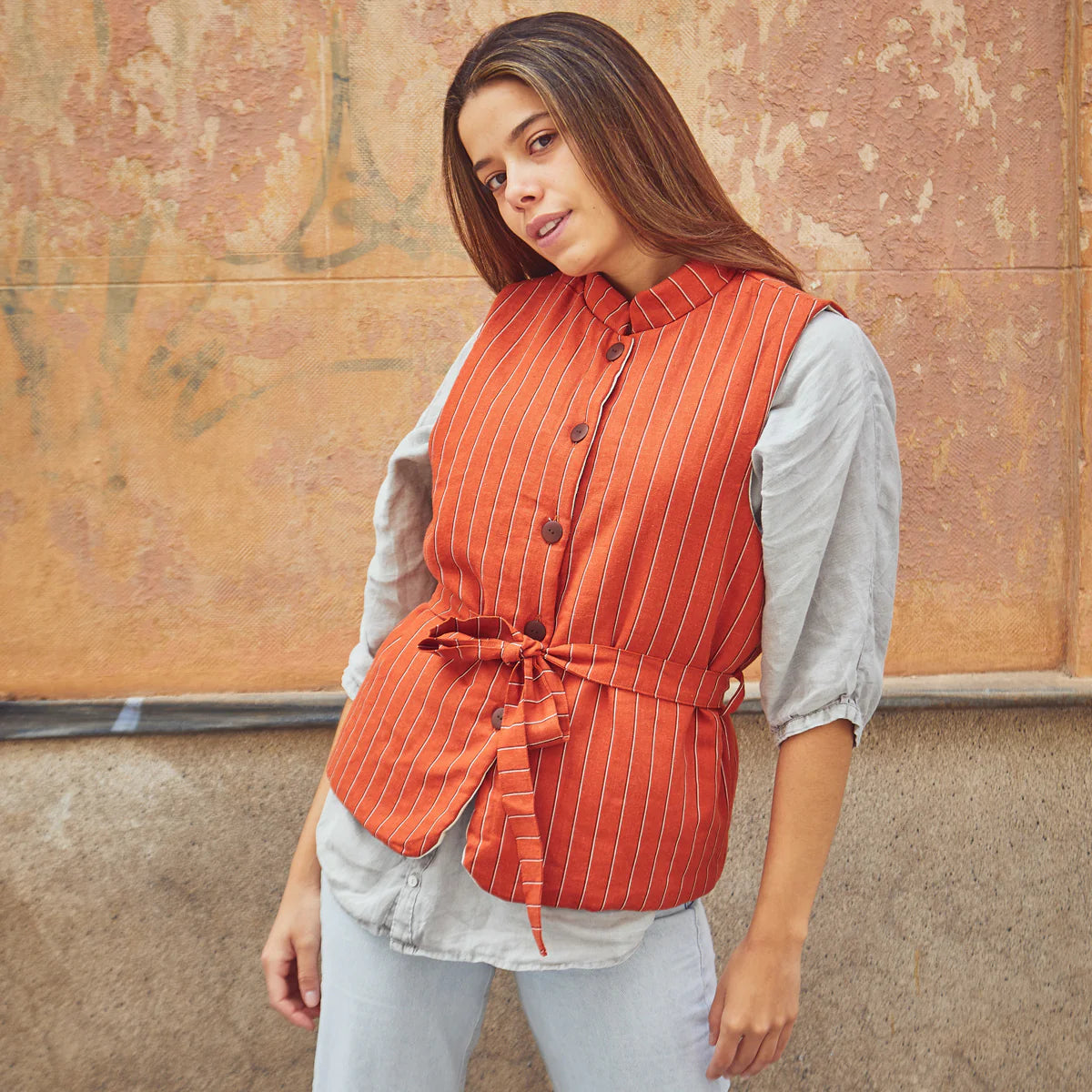 Gilet sans manche RABAT Patron de couture pochette - IKATEE Patron de couture Ikatee | Gaspard et Léonie Tissus en ligne et Mercerie à Toulouse