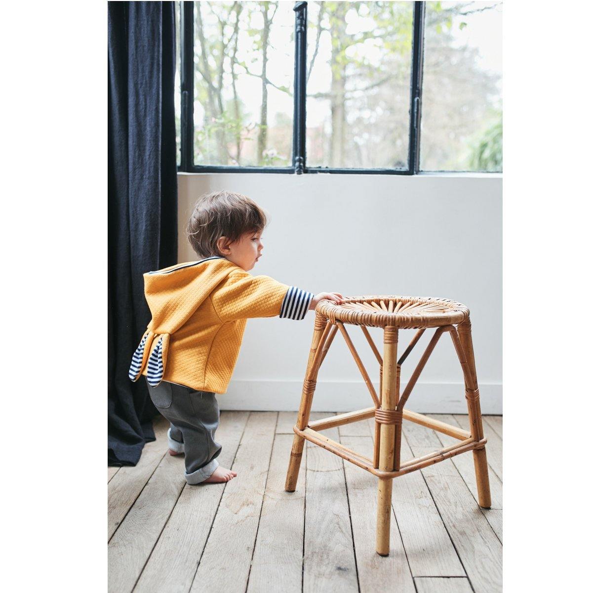 GRAND’OURSE Gilet Veste Peignoir Imperméable Mixte patron de couture pochette - L'atelier de Gaspard et Léonie