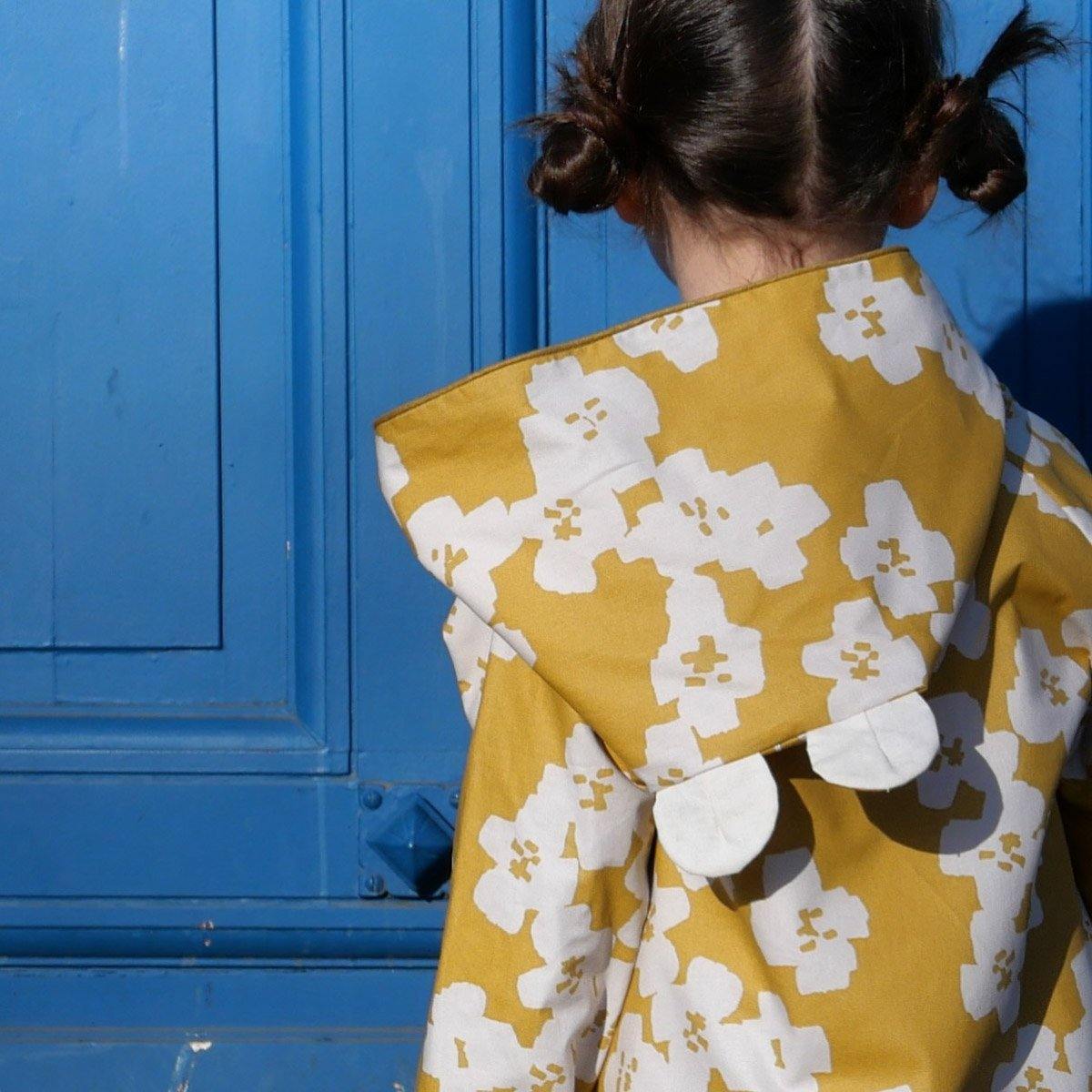 GRAND’OURSE KIDS Gilet Veste Peignoir Imperméable Mixte patron de couture pochette - L'atelier de Gaspard et Léonie