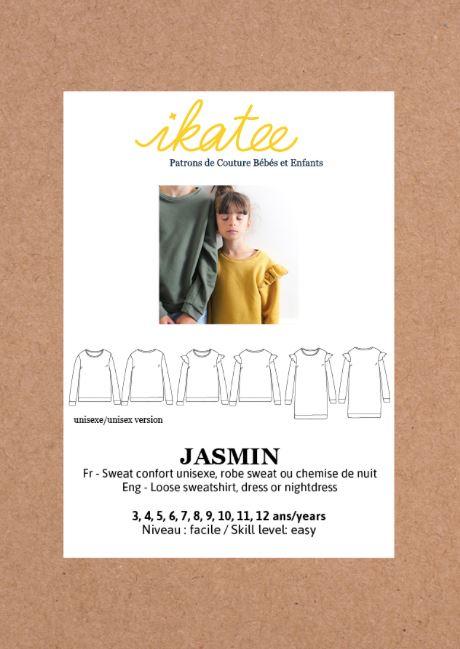 JASMIN Enfant Sweat ou Robe patron de couture pochette - L'atelier de Gaspard et Léonie