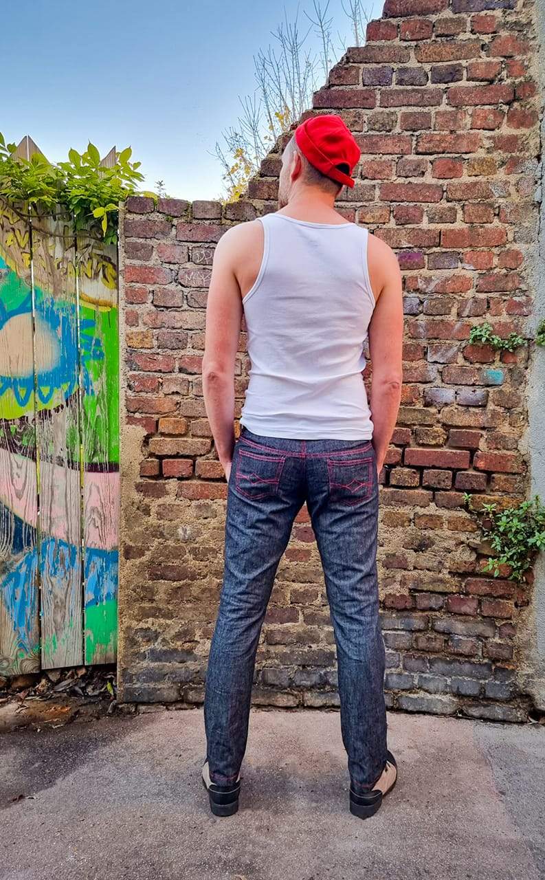 Jeans LE BAD BOY Patron de couture pochette - Les Beaux Gosses Patron de couture LES BEAUX-GOSSES | Gaspard et Léonie Tissus en ligne et Mercerie à Toulouse