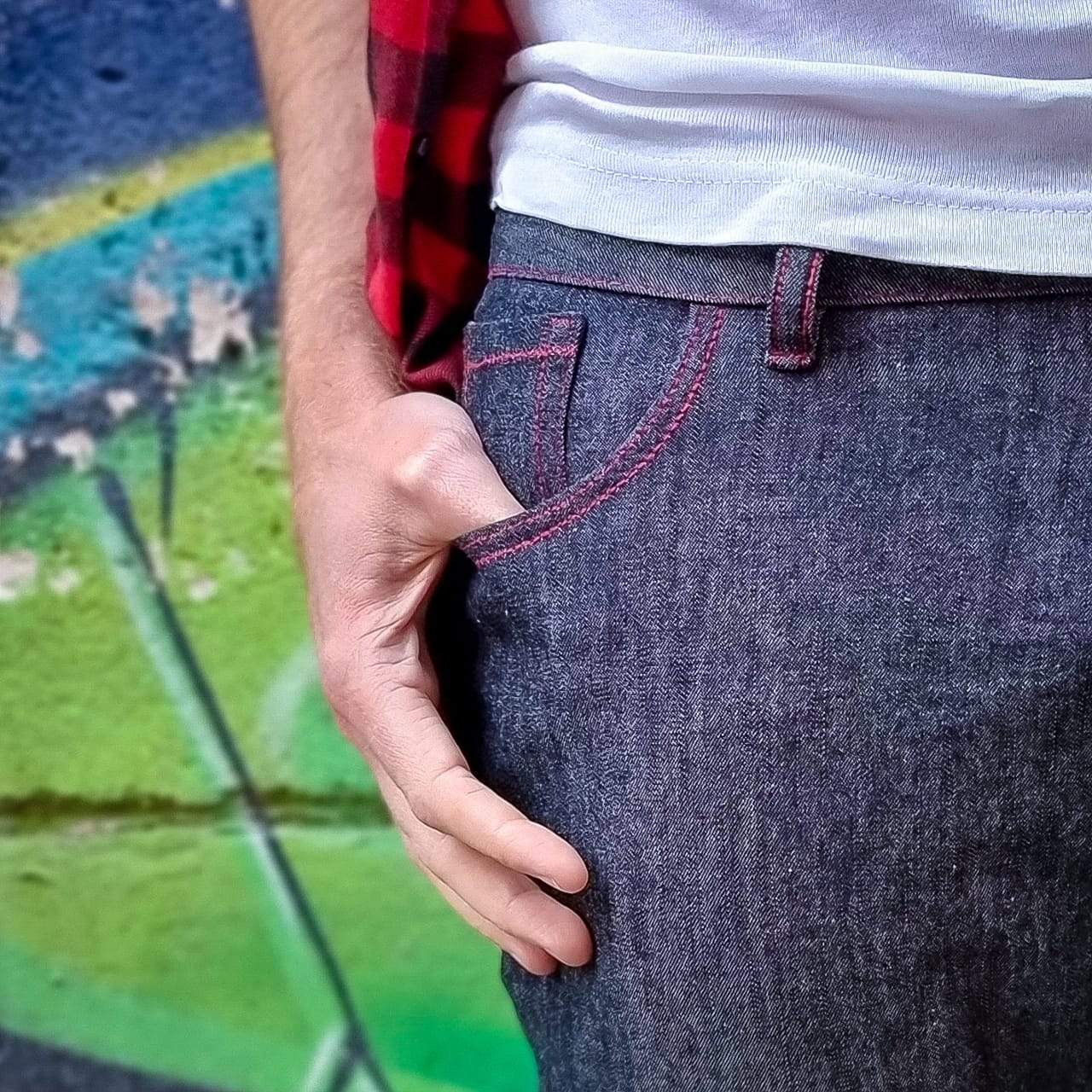 Jeans LE BAD BOY Patron de couture pochette - Les Beaux Gosses Patron de couture LES BEAUX-GOSSES | Gaspard et Léonie Tissus en ligne et Mercerie à Toulouse