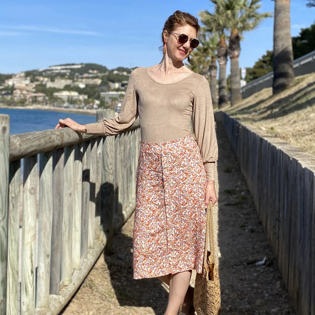 Jupe BELLA Patron de couture pochette - SUPER BISON Patron de couture SUPER BISON | Gaspard et Léonie Tissus en ligne et Mercerie à Toulouse