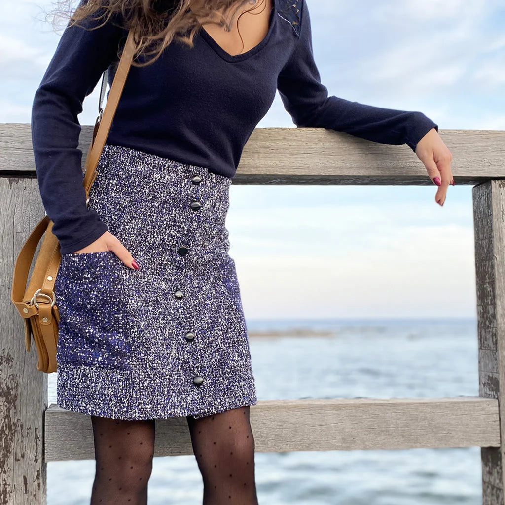 Jupe BELLA Patron de couture pochette - SUPER BISON Patron de couture SUPER BISON | Gaspard et Léonie Tissus en ligne et Mercerie à Toulouse