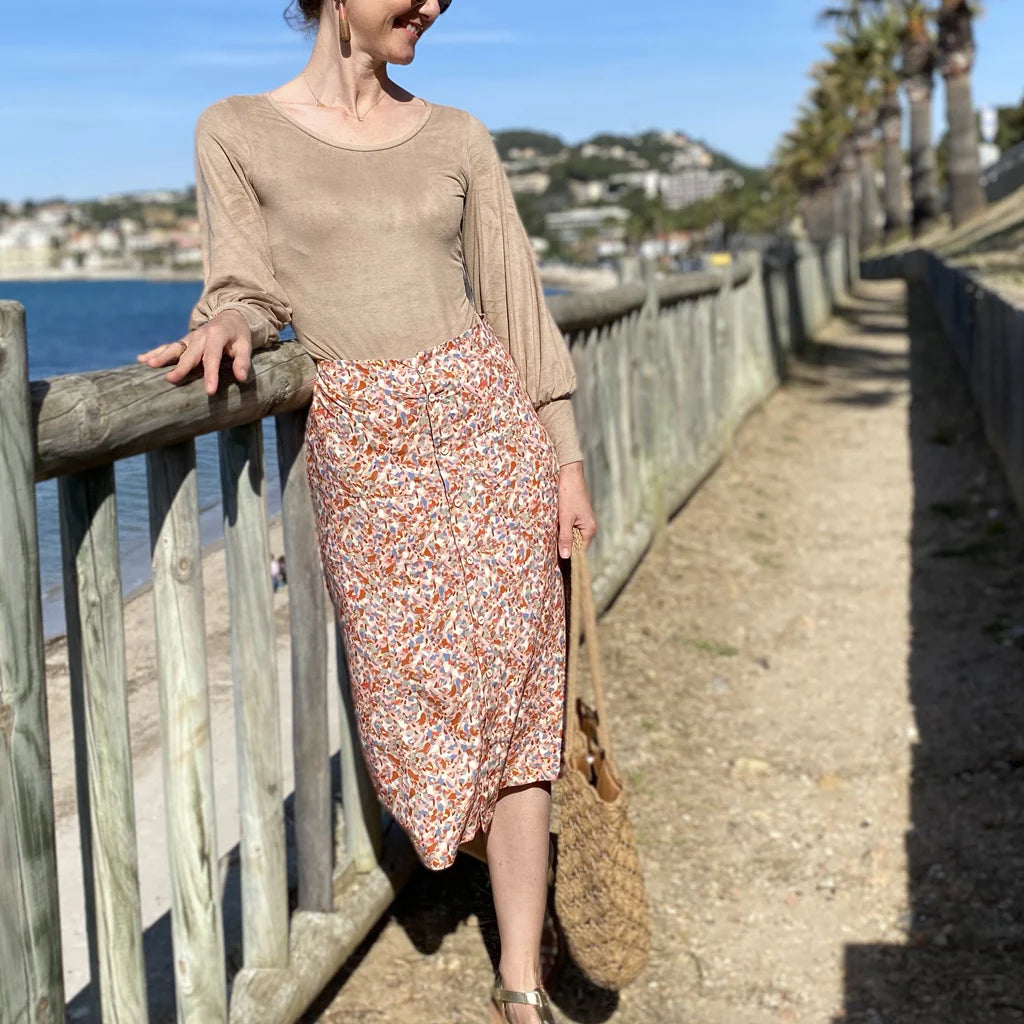 Jupe BELLA Patron de couture pochette - SUPER BISON Patron de couture SUPER BISON | Gaspard et Léonie Tissus en ligne et Mercerie à Toulouse