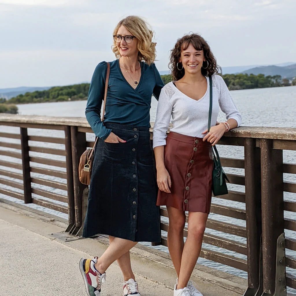 Jupe BELLA Patron de couture pochette - SUPER BISON Patron de couture SUPER BISON | Gaspard et Léonie Tissus en ligne et Mercerie à Toulouse