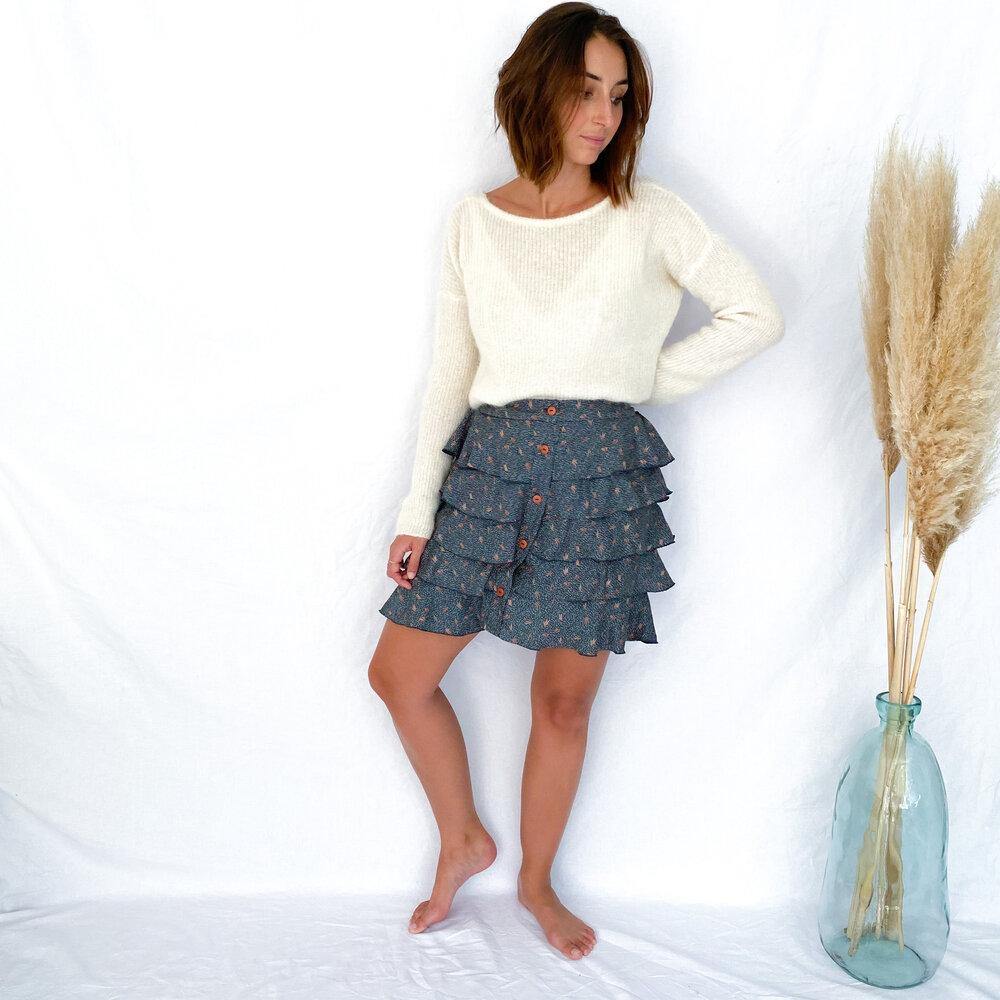 Jupe NIAGARA Patron de couture pochette - L'atelier de Gaspard et Léonie