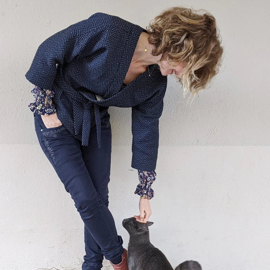 Kimono OREO Patron de couture pochette - SUPER BISON Patron de couture SUPER BISON | Gaspard et Léonie Tissus en ligne et Mercerie à Toulouse