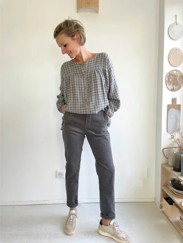 La blouse / robe ARTY - Patron de couture pochette - MAISON ESSENTIELLE Patron de couture MAISON ESSENTIELLE | Gaspard et Léonie Tissus en ligne et Mercerie à Toulouse