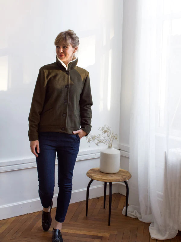 La veste SIENNA - Patron de couture pochette - JOLI LAB Patron de couture JOLI LAB | Gaspard et Léonie Tissus en ligne et Mercerie à Toulouse