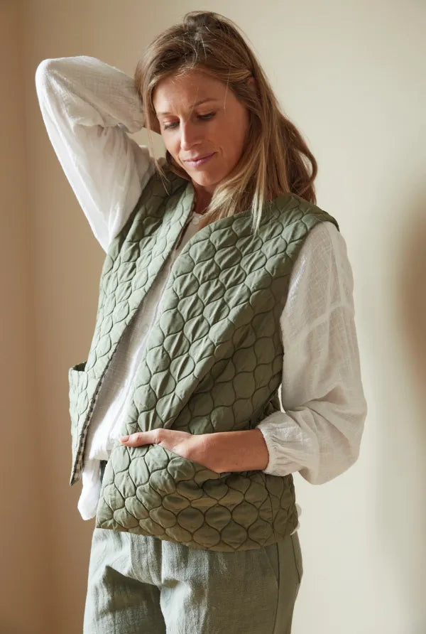 Le gilet de berger - Patron de couture pochette - MAISON ESSENTIELLE Patron de couture MAISON ESSENTIELLE | Gaspard et Léonie Tissus en ligne et Mercerie à Toulouse