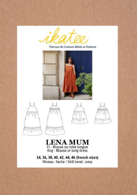 LENA Mum Robe patron de couture pochette - L'atelier de Gaspard et Léonie