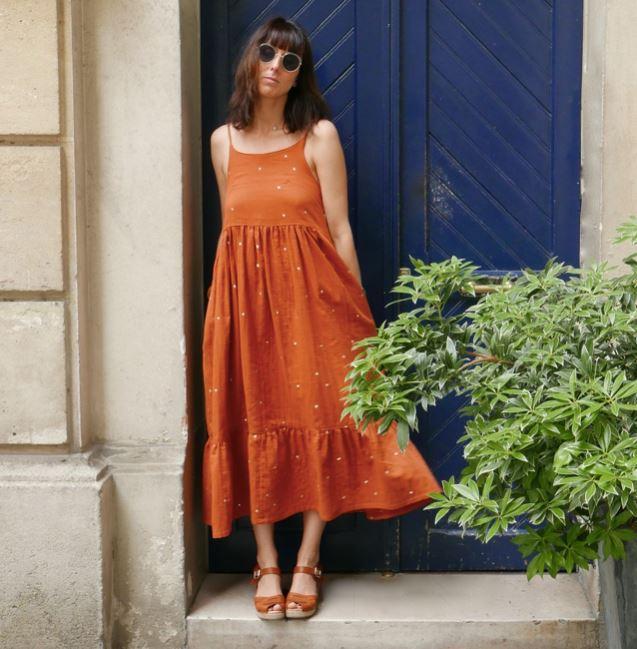 LENA Mum Robe patron de couture pochette - L'atelier de Gaspard et Léonie