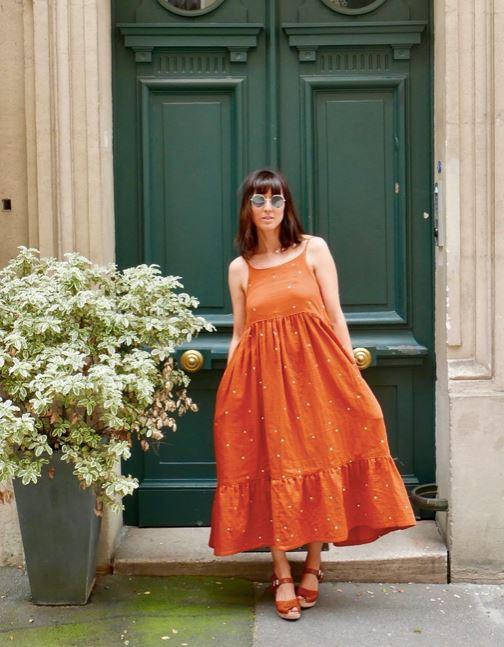 LENA Mum Robe patron de couture pochette - L'atelier de Gaspard et Léonie