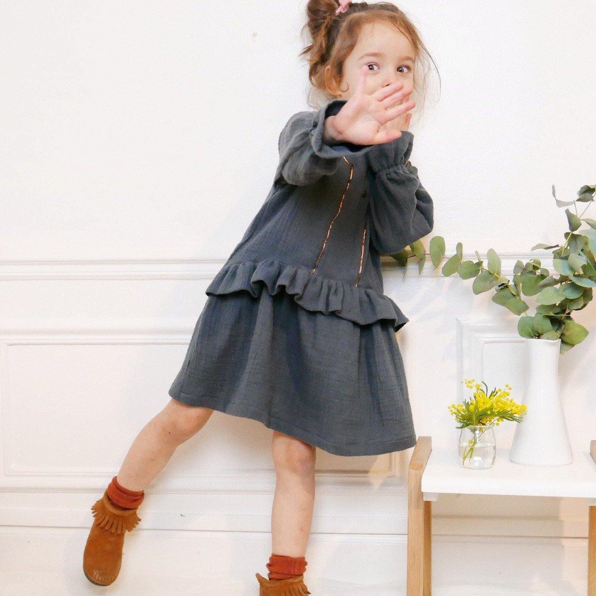 LILAS Blouse Top Robe Patron de couture pochette - L'atelier de Gaspard et Léonie