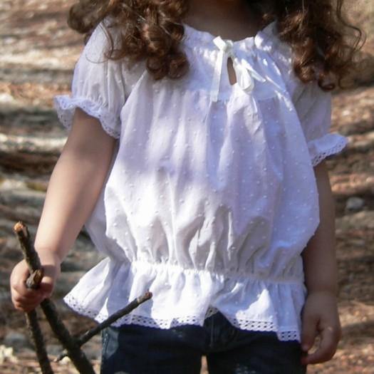 LITTLE ANGEL blouse Patron pochette de couture - L'atelier de Gaspard et Léonie