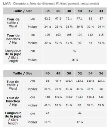 LIVIA jupe patron de couture pochette Patron de couture Les lubies de Cadia | Gaspard et Léonie Tissus Mercerie Toulouse