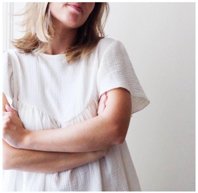 LOUISE Mum Robe patron de couture pochette - L'atelier de Gaspard et Léonie