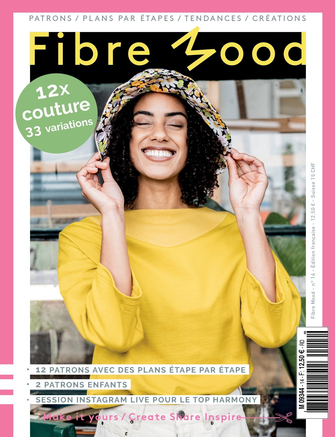 Magazine FIBRE MOOD Livre patrons N°14 Patron de couture FIBRE MOOD | Gaspard et Léonie Tissus Mercerie Toulouse