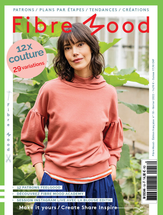 Magazine FIBRE MOOD Livre patrons N°18 Patron de couture FIBRE MOOD | Gaspard et Léonie Tissus en ligne et Mercerie à Toulouse