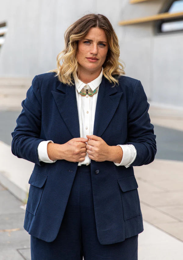 MANHATTAN veste blazer patron de couture pochette - MAISON FAUVE Patron de couture MAISON FAUVE | Gaspard et Léonie Tissus en ligne et Mercerie à Toulouse