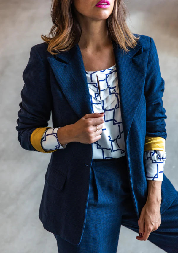 MANHATTAN veste blazer patron de couture pochette - MAISON FAUVE Patron de couture MAISON FAUVE | Gaspard et Léonie Tissus en ligne et Mercerie à Toulouse