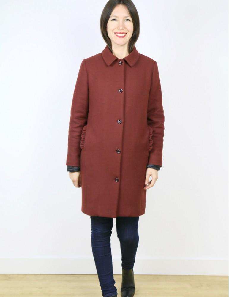 Manteau femme MERCI Patron de couture pochette Patron de couture ATELIER SCÄMMIT | Gaspard et Léonie Tissus Mercerie Toulouse