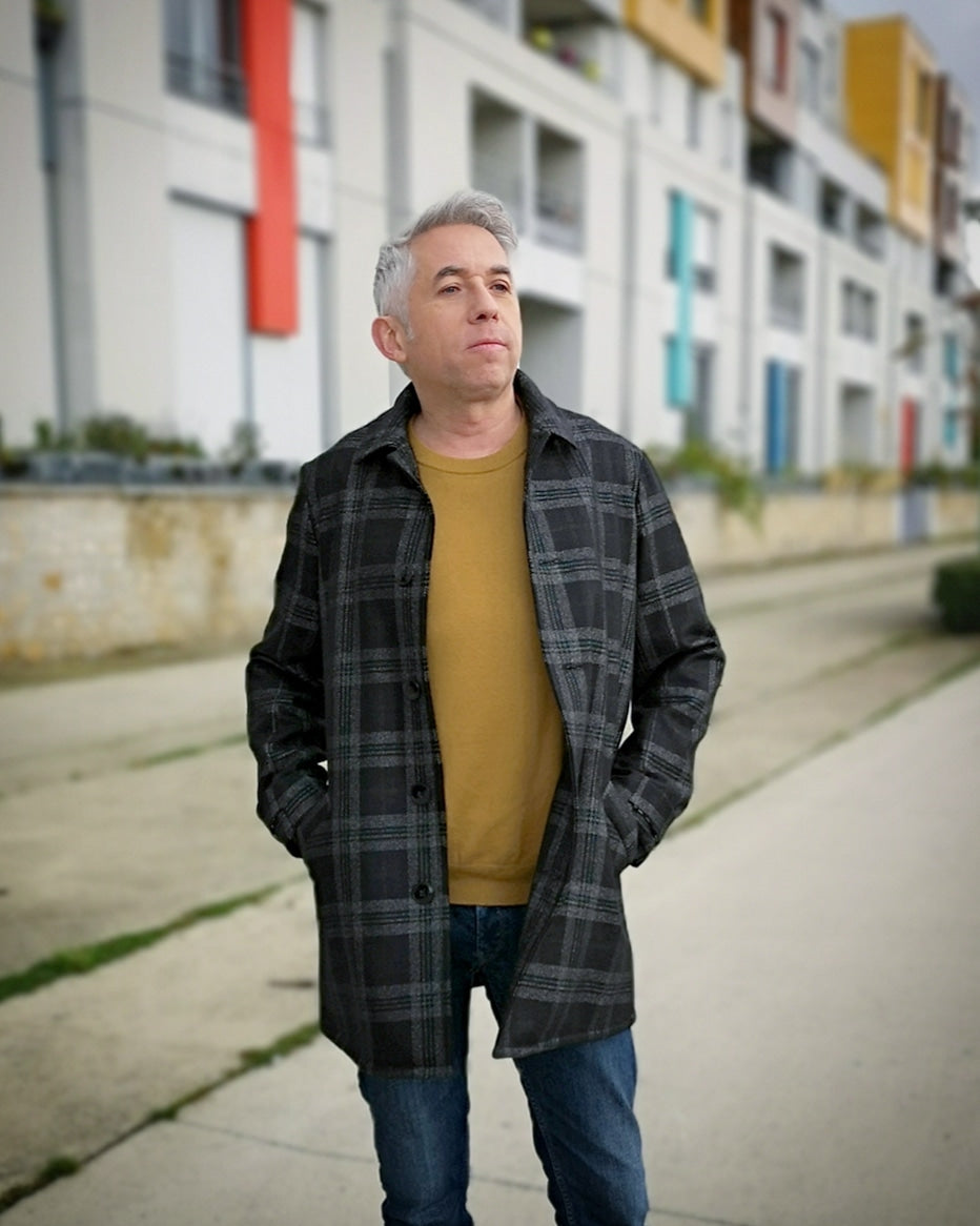 Manteau LE GENTLEMAN Patron de couture pochette - Les Beaux Gosses Patron de couture LES BEAUX-GOSSES | Gaspard et Léonie Tissus en ligne et Mercerie à Toulouse