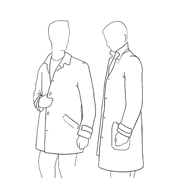 Manteau LE GENTLEMAN Patron de couture pochette - Les Beaux Gosses Patron de couture LES BEAUX-GOSSES | Gaspard et Léonie Tissus en ligne et Mercerie à Toulouse