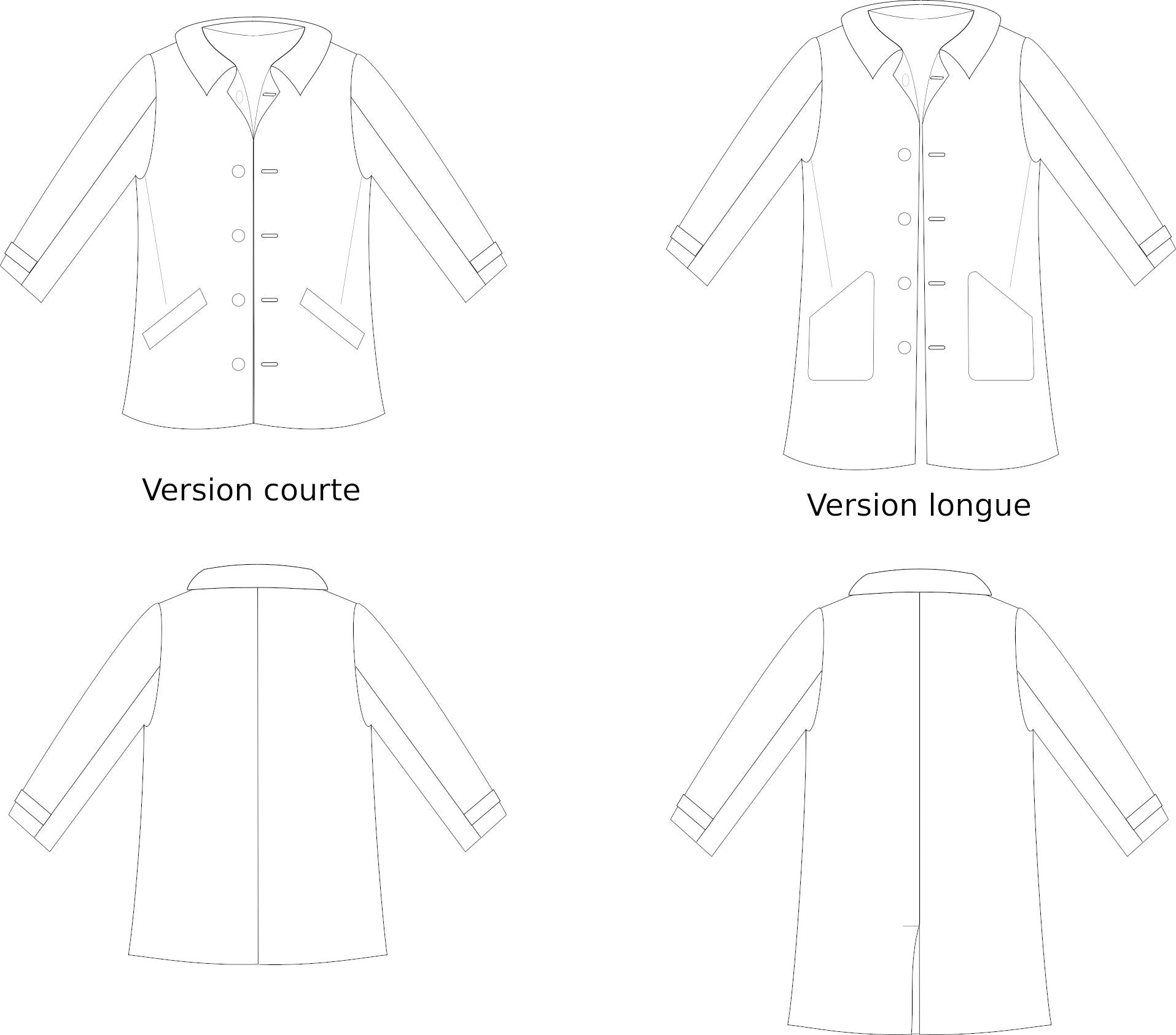 Manteau LE GENTLEMAN Patron de couture pochette - Les Beaux Gosses Patron de couture LES BEAUX-GOSSES | Gaspard et Léonie Tissus en ligne et Mercerie à Toulouse