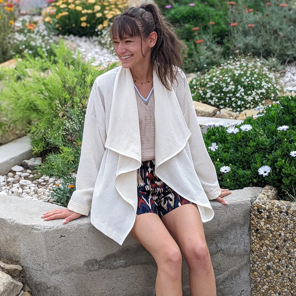 Manteau LE WRAP Patron de couture pochette - SUPER BISON Patron de couture SUPER BISON | Gaspard et Léonie Tissus en ligne et Mercerie à Toulouse