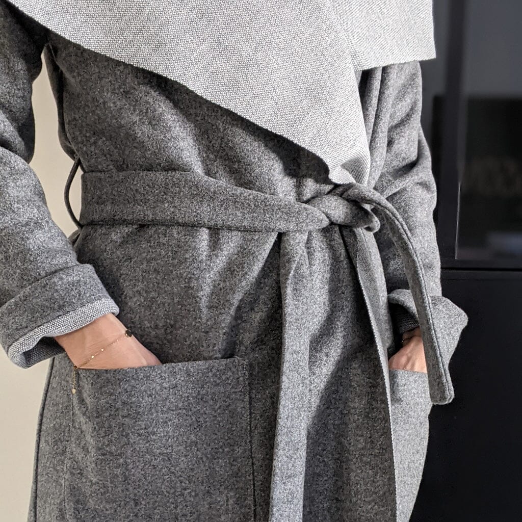 Manteau LE WRAP Patron de couture pochette - SUPER BISON Patron de couture SUPER BISON | Gaspard et Léonie Tissus en ligne et Mercerie à Toulouse