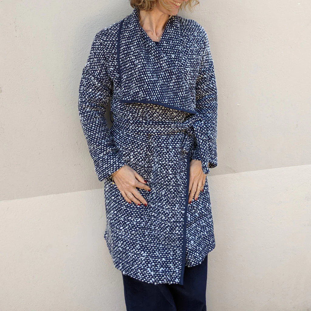 Manteau LE WRAP Patron de couture pochette - SUPER BISON Patron de couture SUPER BISON | Gaspard et Léonie Tissus en ligne et Mercerie à Toulouse