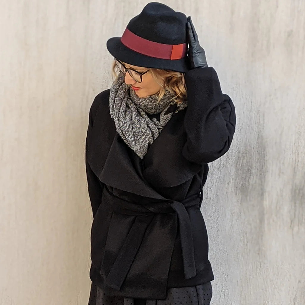 Manteau LE WRAP Patron de couture pochette - SUPER BISON Patron de couture SUPER BISON | Gaspard et Léonie Tissus en ligne et Mercerie à Toulouse