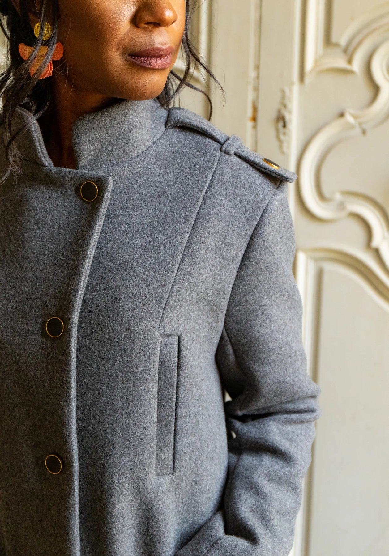 Manteau TIGRIS patron de couture pochette - MAISON FAUVE Patron de couture MAISON FAUVE | Gaspard et Léonie Tissus en ligne et Mercerie à Toulouse