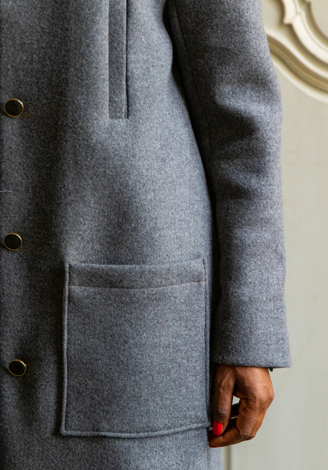 Manteau TIGRIS patron de couture pochette - MAISON FAUVE Patron de couture MAISON FAUVE | Gaspard et Léonie Tissus en ligne et Mercerie à Toulouse