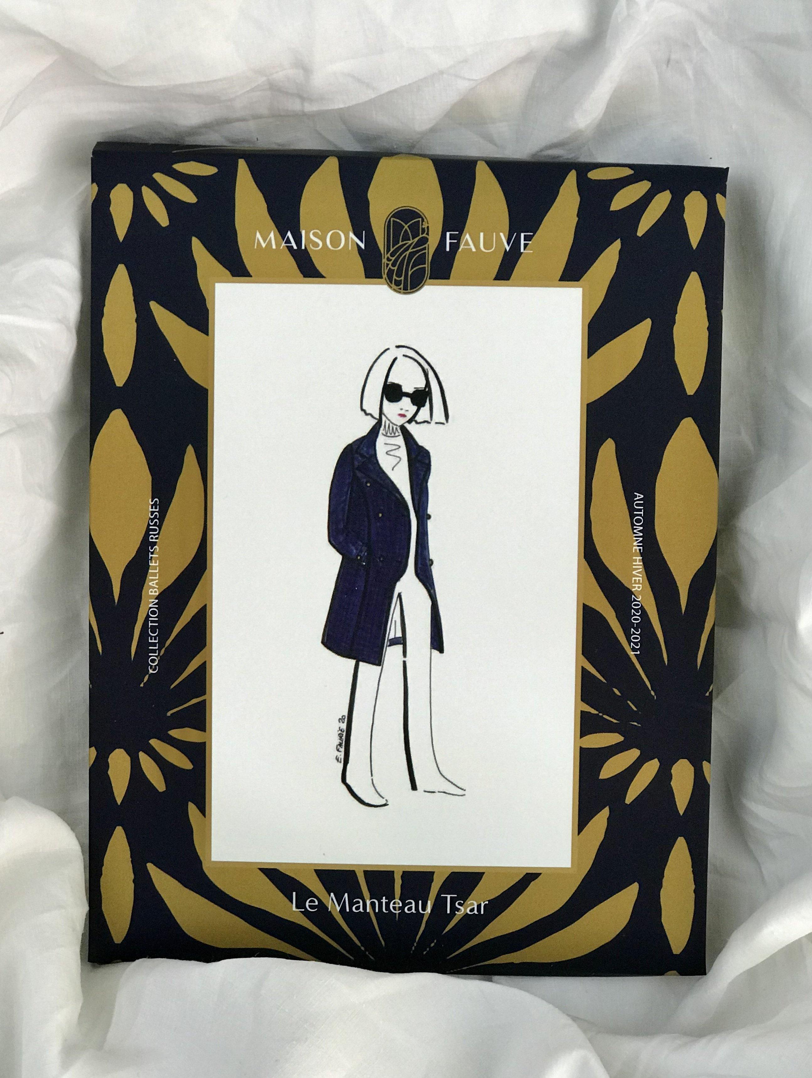 Manteau/Trench TSAR Patron de couture Pochette - L'atelier de Gaspard et Léonie