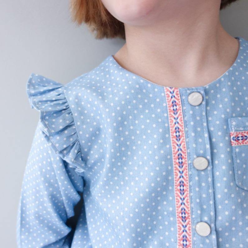 MARIEKE Combi-Pantalon/Short ou robe Patron de couture pochette - L'atelier de Gaspard et Léonie