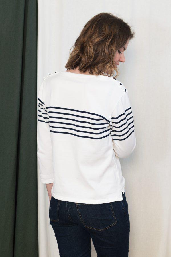 Marinière PONT-NEUF patron de couture pochette - L'atelier de Gaspard et Léonie