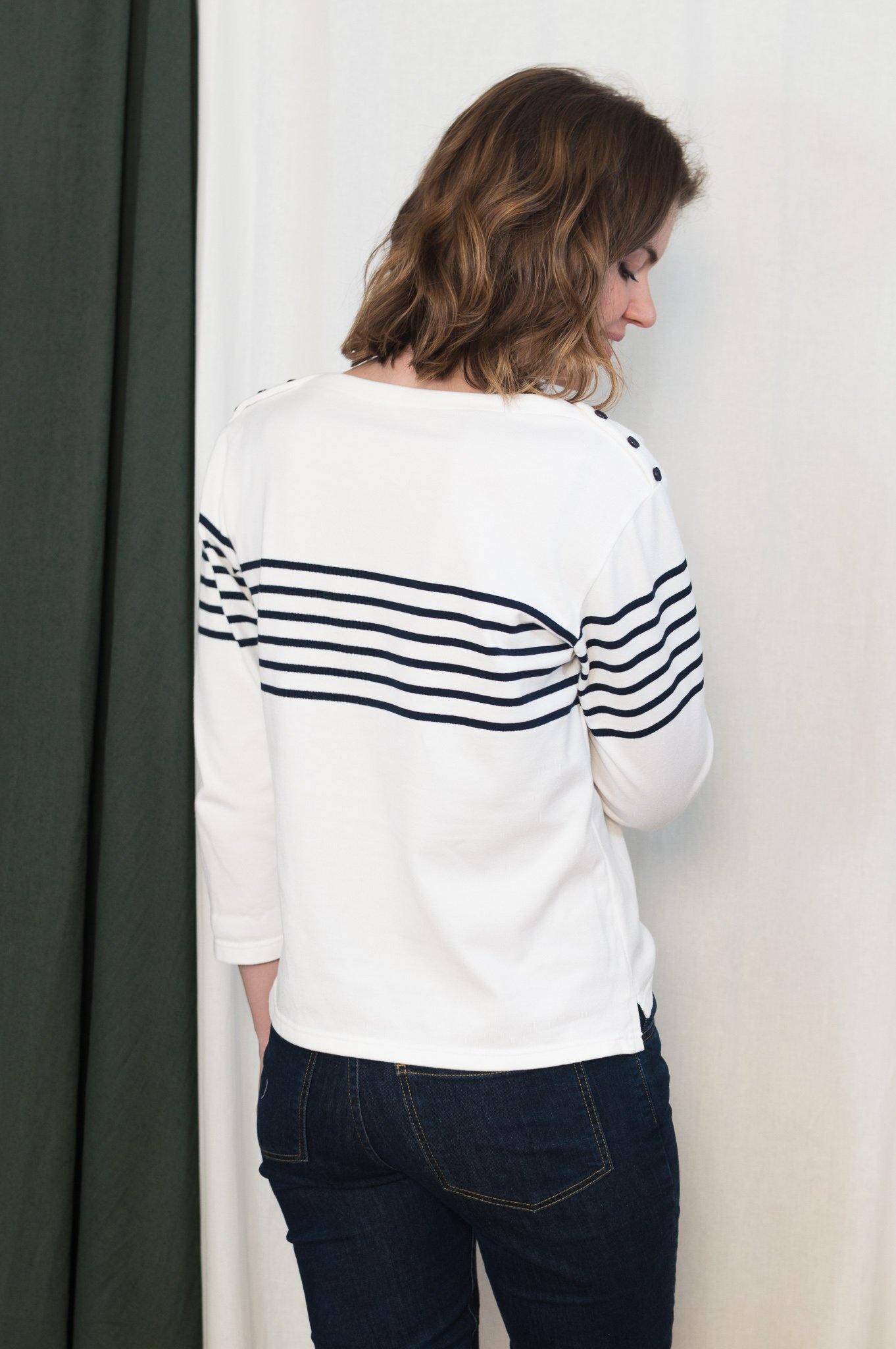 Marinière PONT-NEUF patron de couture pochette - L'atelier de Gaspard et Léonie