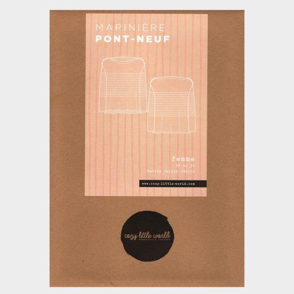 Marinière PONT-NEUF patron de couture pochette - L'atelier de Gaspard et Léonie