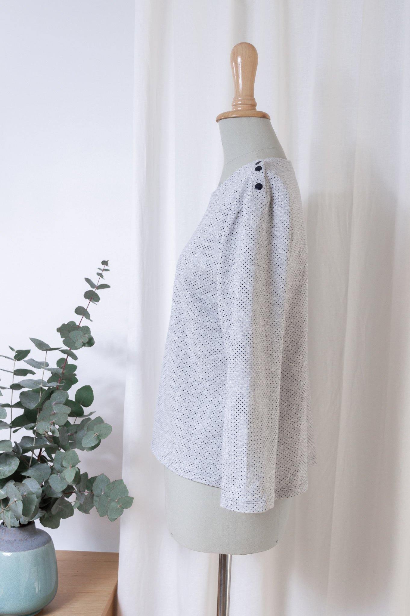 Marinière PONT-NEUF patron de couture pochette - L'atelier de Gaspard et Léonie