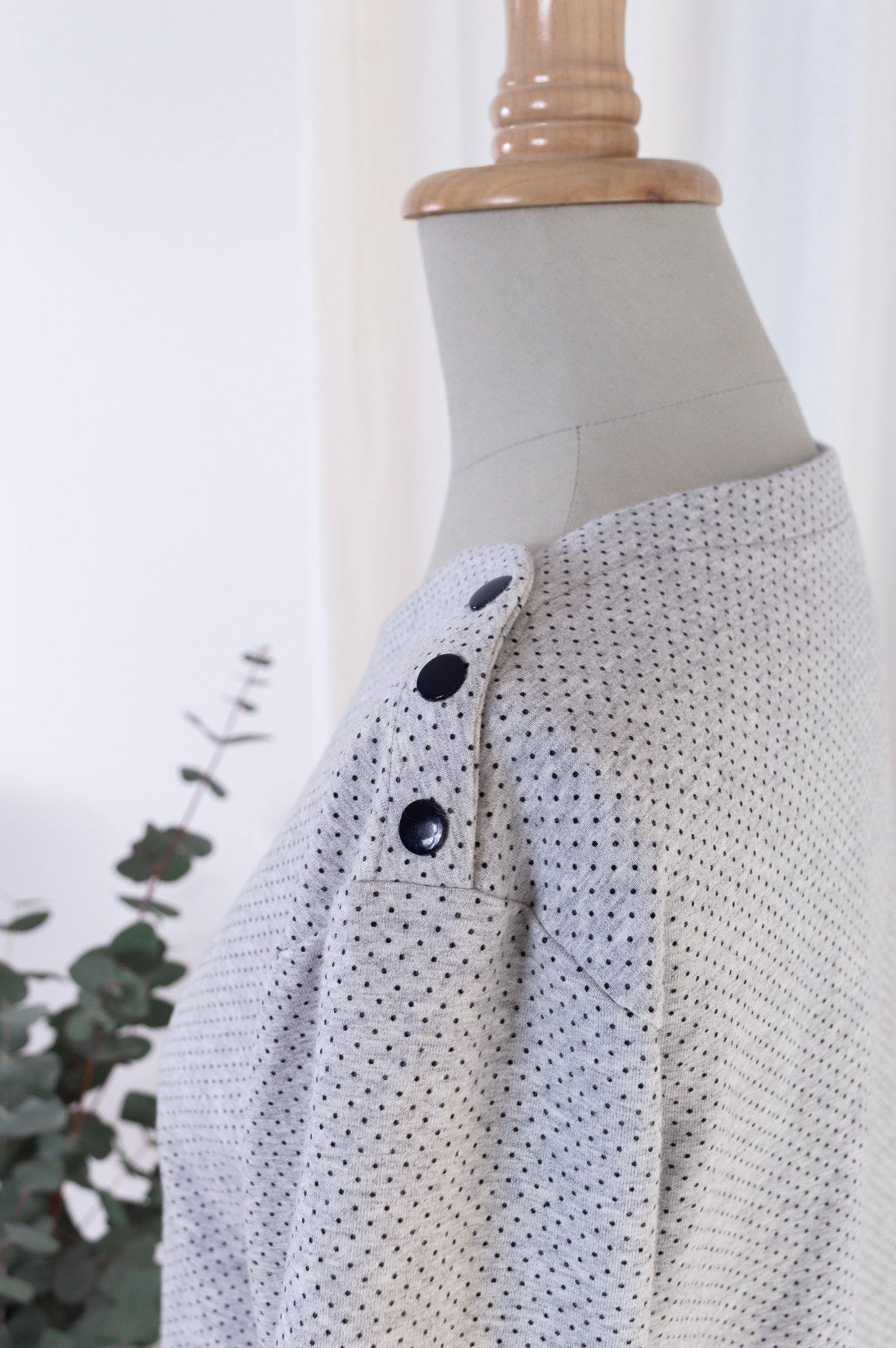 Marinière PONT-NEUF patron de couture pochette - L'atelier de Gaspard et Léonie