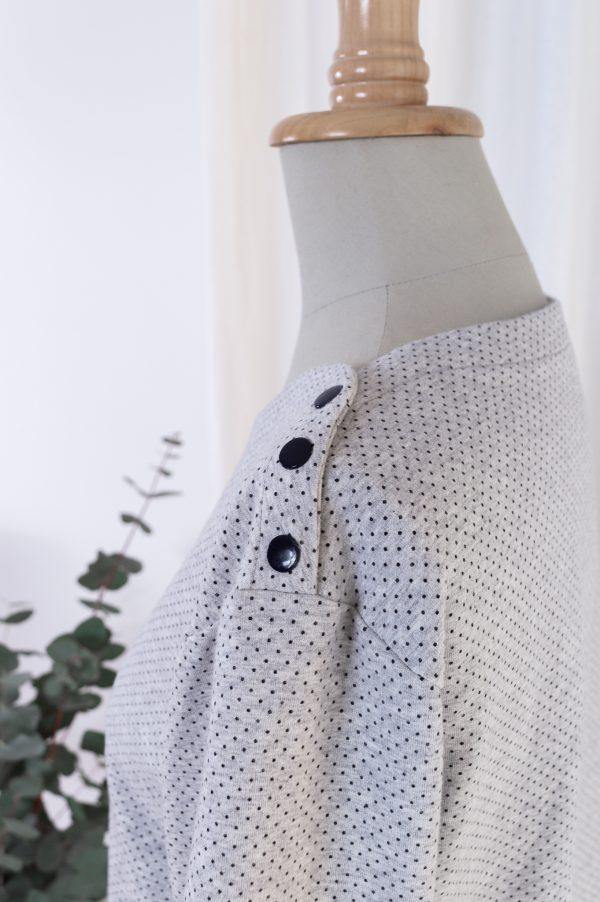 Marinière PONT-NEUF patron de couture pochette - L'atelier de Gaspard et Léonie