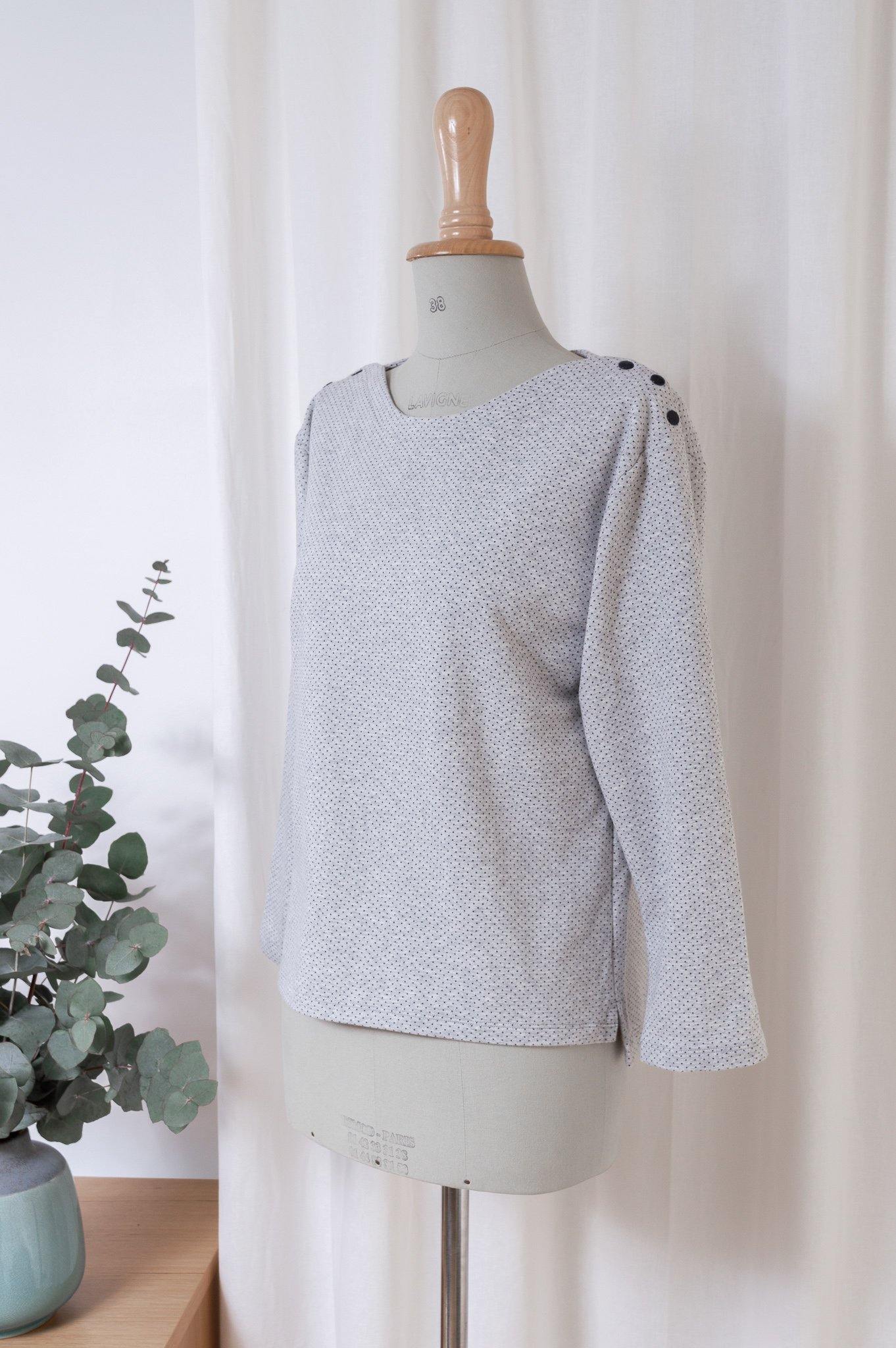 Marinière PONT-NEUF patron de couture pochette - L'atelier de Gaspard et Léonie