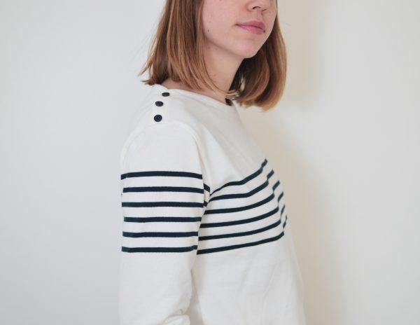 Marinière PONT-NEUF patron de couture pochette - L'atelier de Gaspard et Léonie