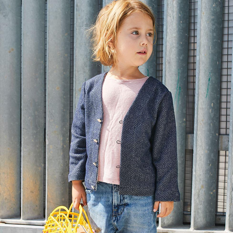 MASHA Gilet-Cardigan-Sweat patron de couture pochette - L'atelier de Gaspard et Léonie